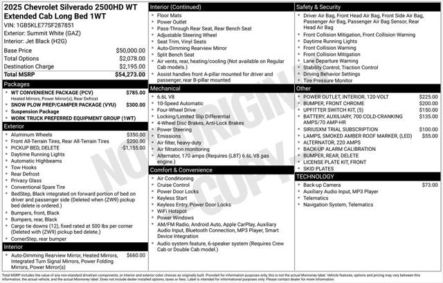 2025 Chevrolet Silverado 2500HD Work Truck