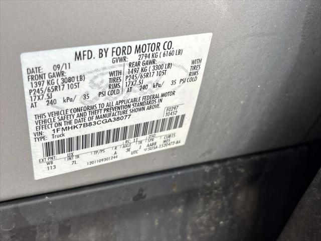 2012 Ford Explorer Sport Utility 4D
