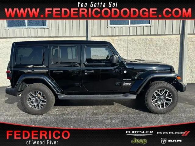 2024 Jeep Wrangler 4-Door Sahara 4x4 for sale in Wood River, IL