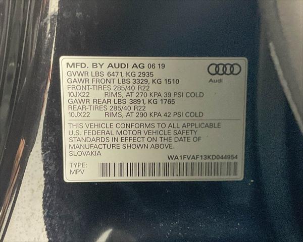 2019 Audi Q8 55 Premium