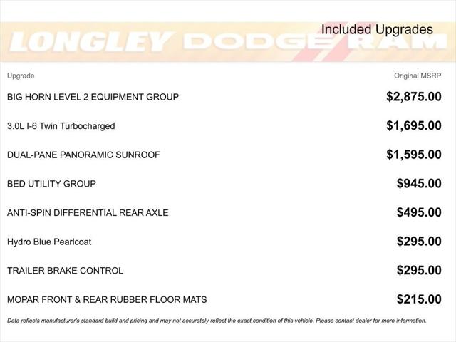 2026 RAM Ram 1500 RAM 1500 BIG HORN CREW CAB 4X4 57 BOX