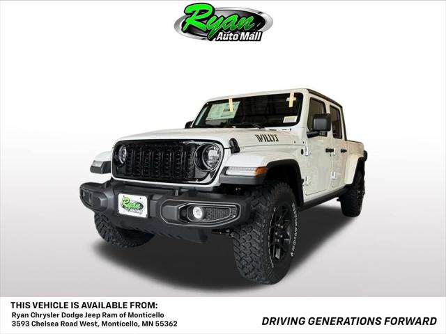 2025 Jeep Gladiator GLADIATOR WILLYS 4X4 2025 Jeep Gladiator GLADIATOR WILLYS 4X4