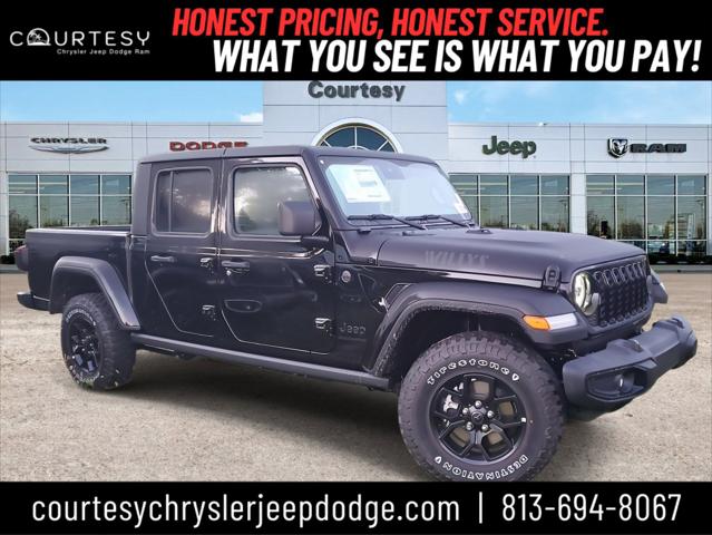 2025 Jeep Gladiator GLADIATOR WILLYS 4X4 2025 Jeep Gladiator GLADIATOR WILLYS 4X4