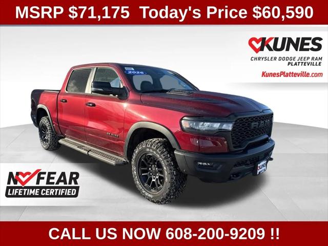 2026 RAM Ram 1500 RAM 1500 REBEL CREW CAB 4X4 57 BOX