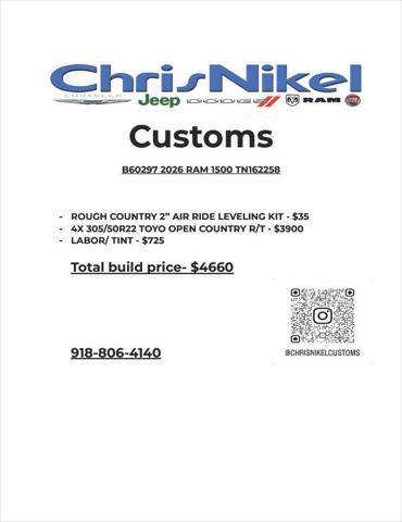 2026 RAM Ram 1500 RAM 1500 LIMITED CREW CAB 4X4 57 BOX