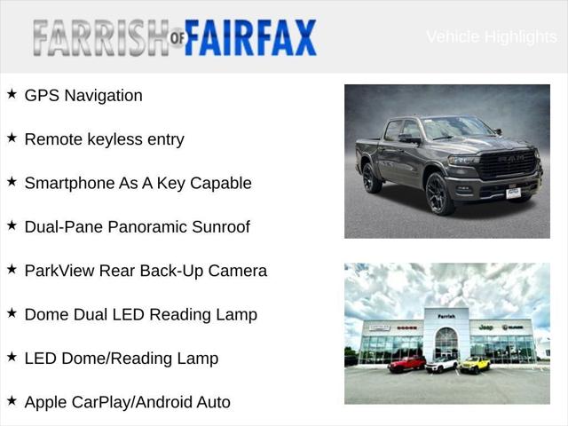 2026 RAM Ram 1500 RAM 1500 LARAMIE CREW CAB 4X4 57 BOX