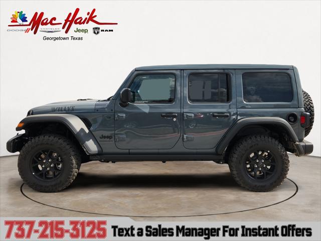 2025 Jeep Wrangler WRANGLER 4-DOOR WILLYS 2025 Jeep Wrangler WRANGLER 4-DOOR WILLYS