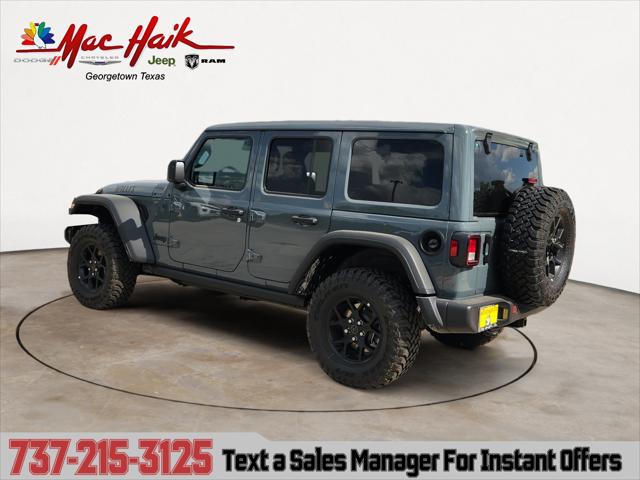 2025 Jeep Wrangler WRANGLER 4-DOOR WILLYS 2025 Jeep Wrangler WRANGLER 4-DOOR WILLYS