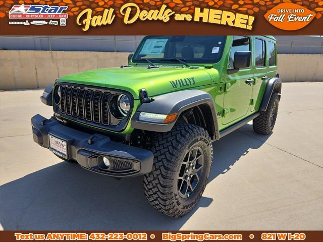 2025 Jeep Wrangler WRANGLER 4-DOOR WILLYS 2025 Jeep Wrangler WRANGLER 4-DOOR WILLYS