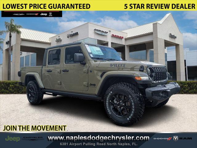 2025 Jeep Gladiator GLADIATOR WILLYS 4X4 2025 Jeep Gladiator GLADIATOR WILLYS 4X4