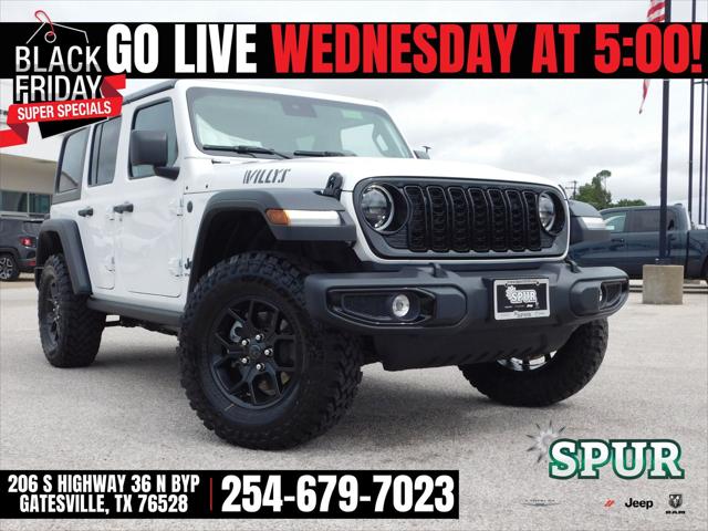 2025 Jeep Wrangler WRANGLER 4-DOOR WILLYS 2025 Jeep Wrangler WRANGLER 4-DOOR WILLYS