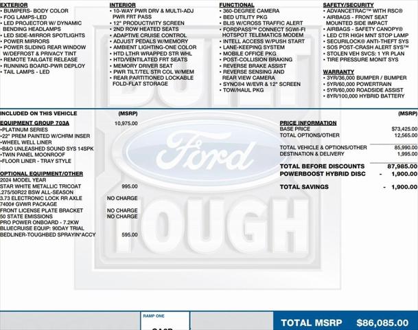 2024 Ford F-150 Platinum