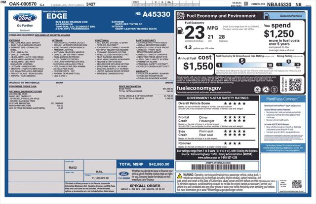 2022 Ford Edge Titanium