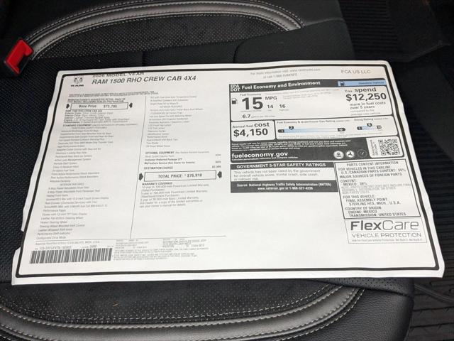 2026 Ram 1500 RHO Crew Cab 4x4 5'7" Box