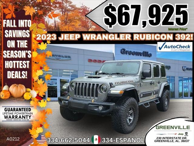 2023 Jeep Wrangler 4-Door Rubicon 392 4x4 2023 Jeep Wrangler 4-Door Rubicon 392 4x4