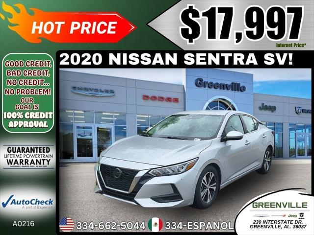 2020 Nissan Sentra SV Xtronic CVT