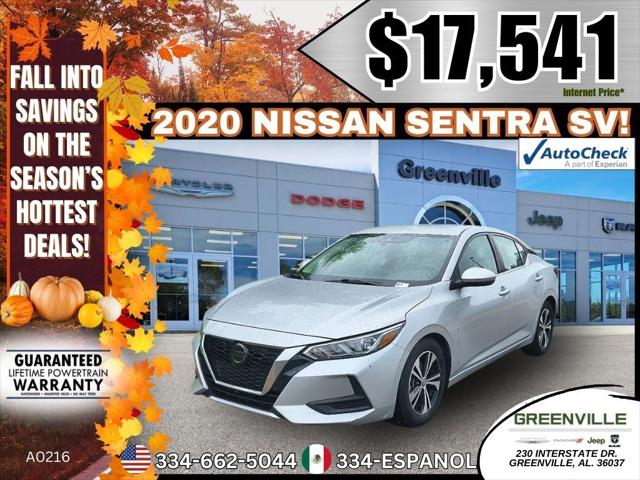 2020 Nissan Sentra SV Xtronic CVT
