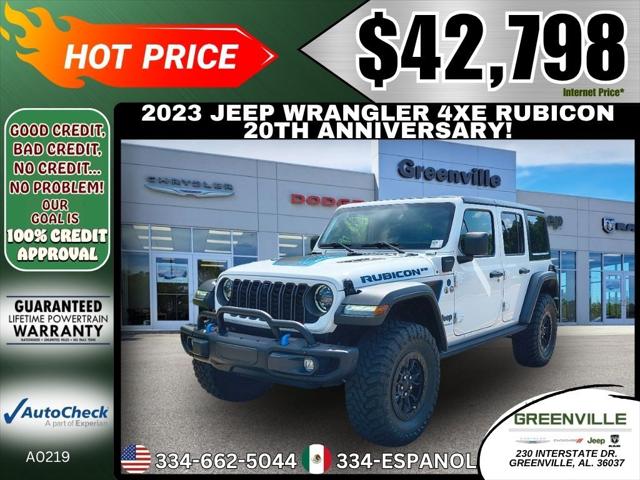 2023 Jeep Wrangler 4xe Rubicon 20th Anniversary 4x4