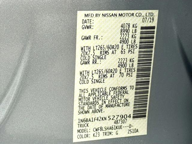 2019 Nissan Titan XD SV Diesel