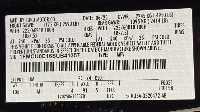 2025 Ford Escape PHEV