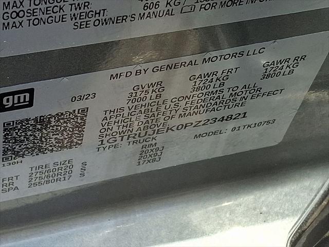 2023 GMC Sierra 1500 4WD Double Cab Standard Box Elevation with 3VL