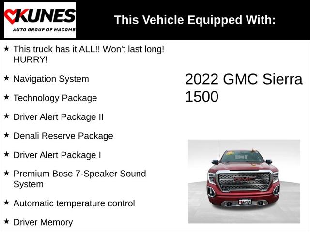 2022 GMC Sierra 1500 Limited 4WD Crew Cab Short Box Denali