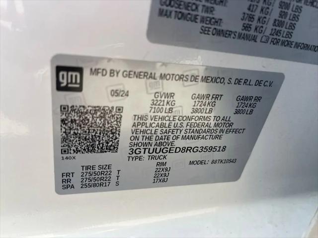 2024 GMC Sierra 1500 4WD Crew Cab Short Box Denali