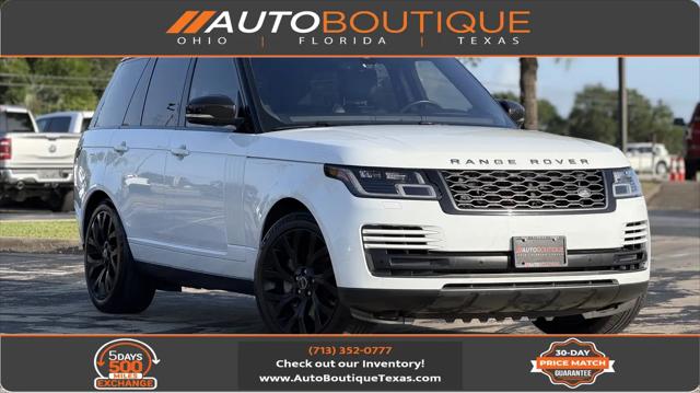 2018 Land Rover Range Rover 3.0L V6 Supercharged for sale in Alvin, TX