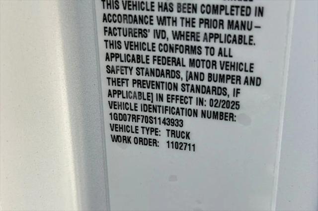 2025 GMC Savana Cutaway Work Van
