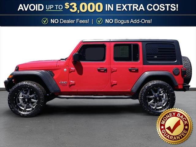 Used 2019 Jeep Wrangler Unlimited Sport S 4x4 For Sale in Muscle Shoals, AL
