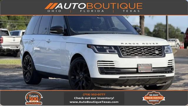 2018 Land Rover Range Rover 3.0L V6 Supercharged for sale in Alvin, TX