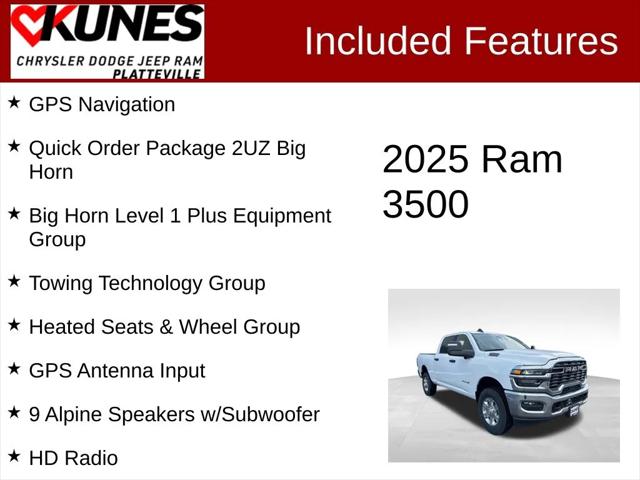 2025 RAM Ram 3500 RAM 3500 BIG HORN CREW CAB 4X4 64 BOX