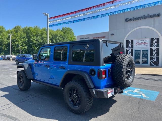 2025 Jeep Wrangler WRANGLER 4-DOOR WILLYS 2025 Jeep Wrangler WRANGLER 4-DOOR WILLYS