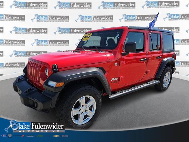 2018 Jeep Wrangler Unlimited Sport S 4x4
