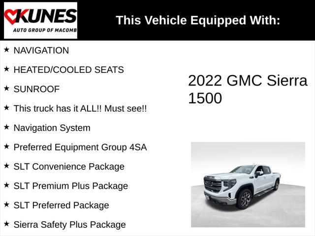 2022 GMC Sierra 1500 4WD Crew Cab Short Box SLT