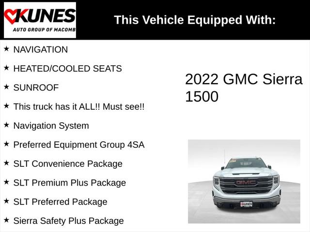 2022 GMC Sierra 1500 4WD Crew Cab Short Box SLT