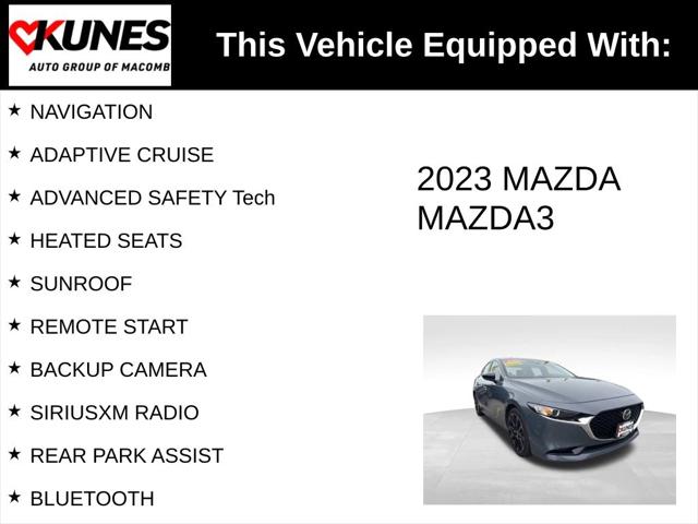 2023 Mazda Mazda3 Sedan 2.5 S Carbon Edition