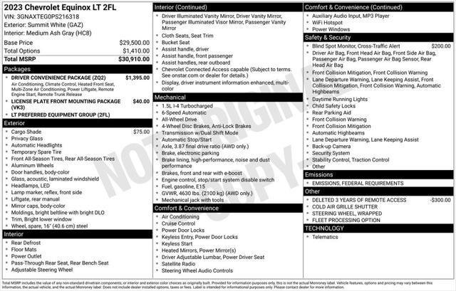 2023 Chevrolet Equinox AWD 2FL