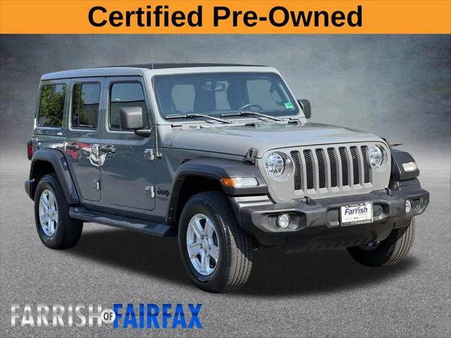 2022 Jeep Wrangler Unlimited Sport S 4x4