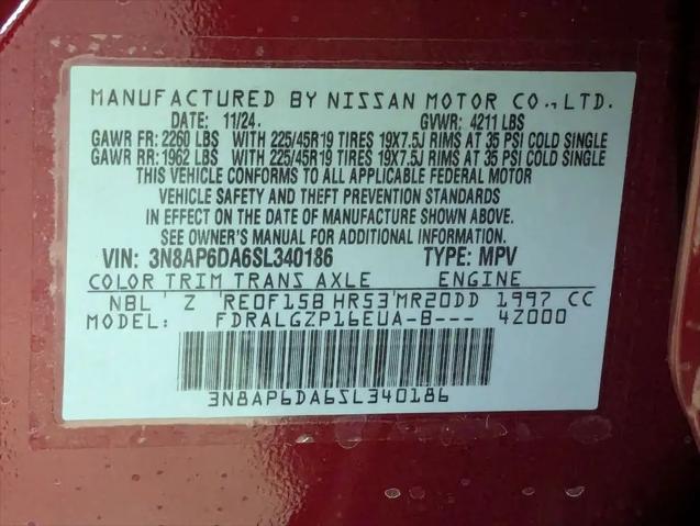 2025 Nissan Kicks SR FWD