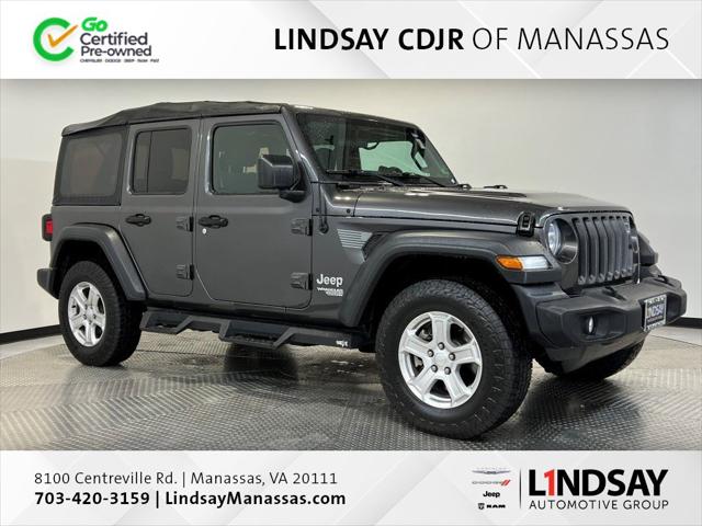 2018 Jeep Wrangler Unlimited Sport S 4x4