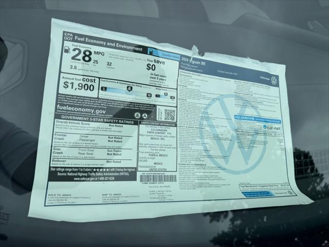 2025 Volkswagen Tiguan 2.0T SE