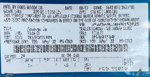 2017 Ford Fiesta SE