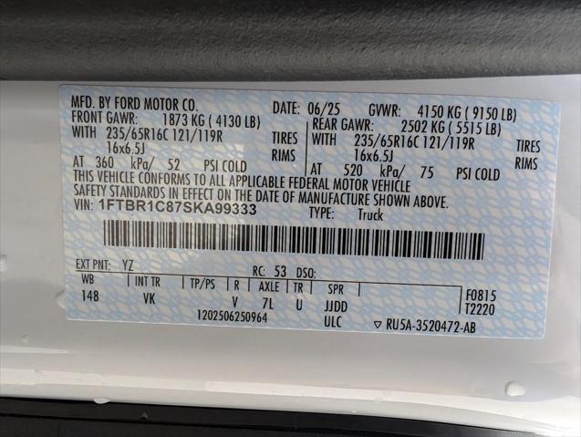 2025 Ford Transit Cargo Van Base