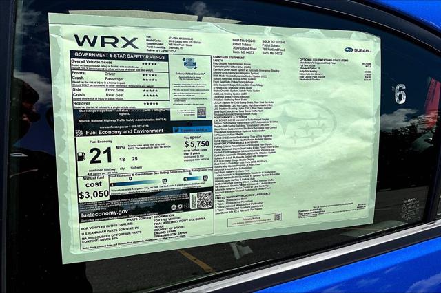 2025 Subaru WRX GT