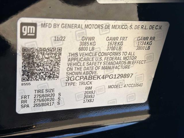 2023 Chevrolet Silverado 1500 2WD Crew Cab Short Bed Custom
