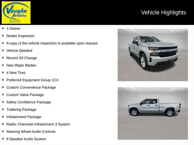 2022 Chevrolet Silverado 1500 LTD 4WD Double Cab Standard Bed Custom