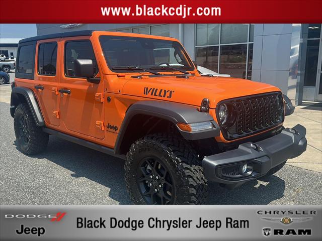 2025 Jeep Wrangler 4-Door Willys 4x4 for sale in Statesville, NC