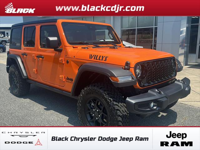 2025 Jeep Wrangler 4-Door Willys 4x4 for sale in Statesville, NC