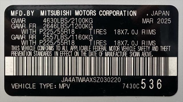 New 2025 Mitsubishi Eclipse Cross For Sale in Pikeville, KY